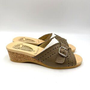 Worishofer 251 Womens Size 39 EU 8 - 8.5 US Brown Wedges Sandals‎ Shoes